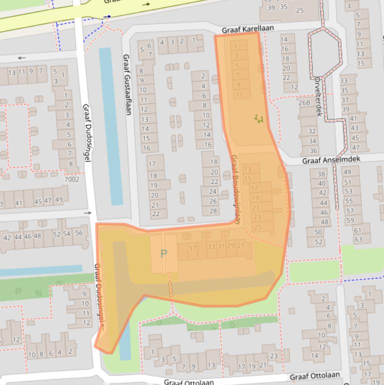 Kaart van postcodegebied 3434DV.