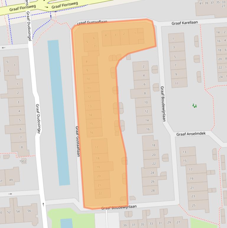 Kaart van postcodegebied 3434DX.