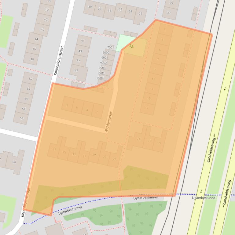 Kaart van postcodegebied 3434ED.