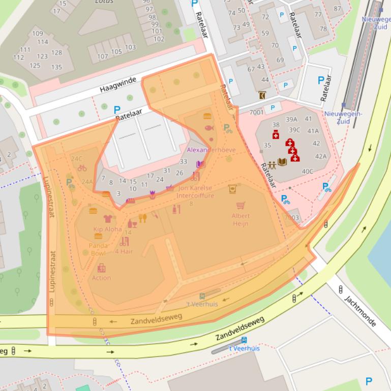 Kaart van postcodegebied 3434EE.