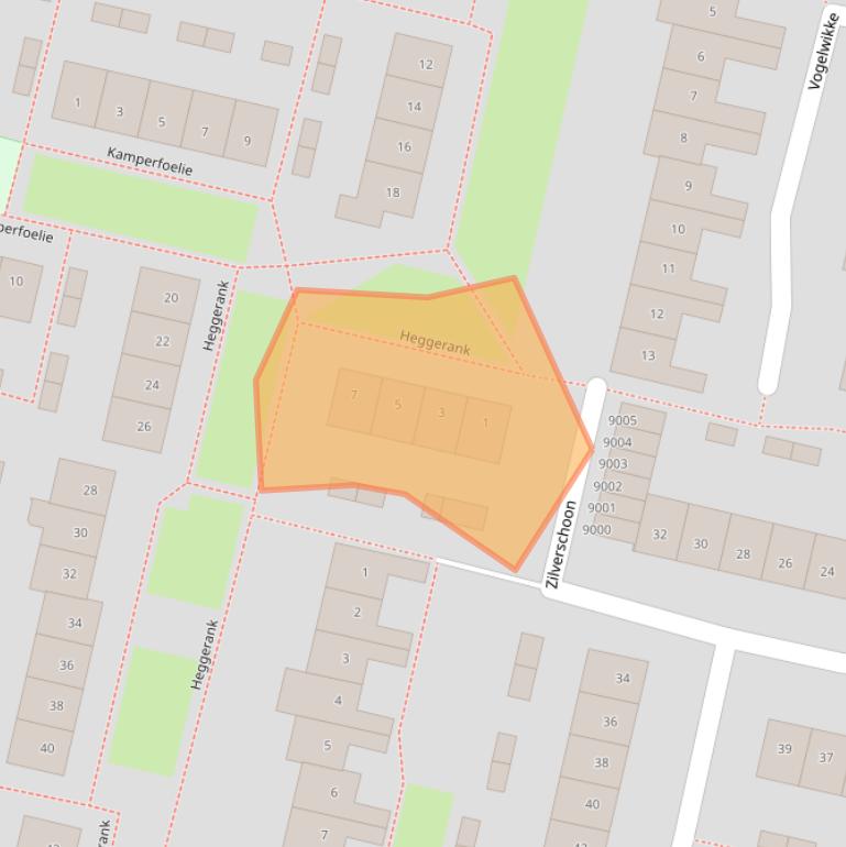 Kaart van postcodegebied 3434EJ.