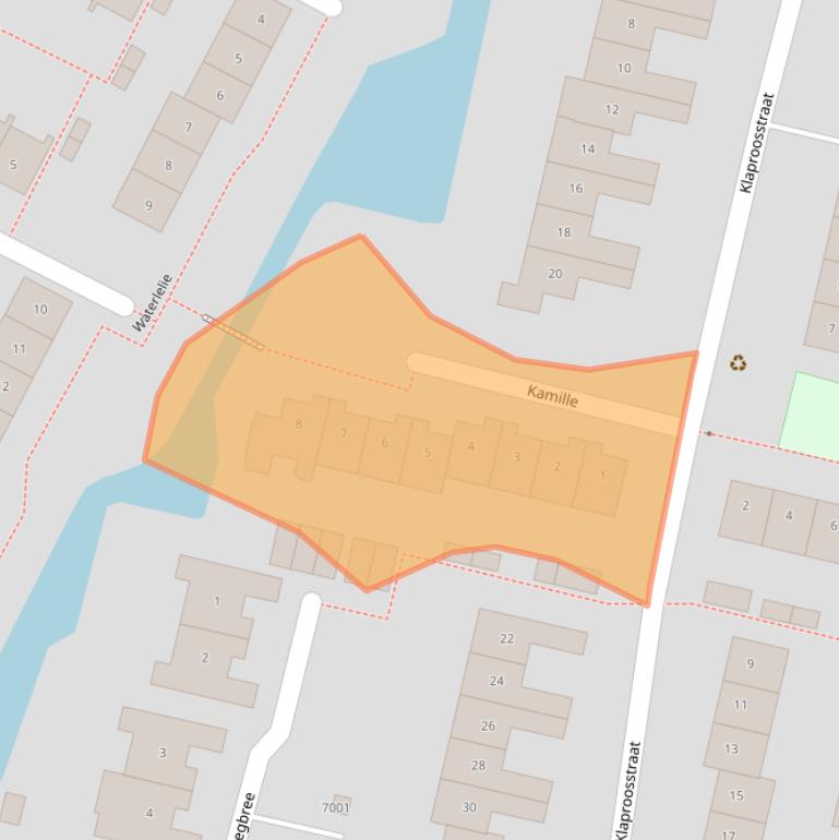 Kaart van postcodegebied 3434EP.