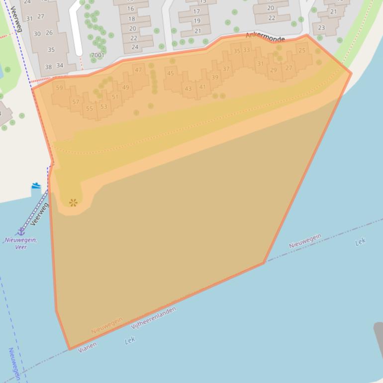 Kaart van postcodegebied 3434GB.