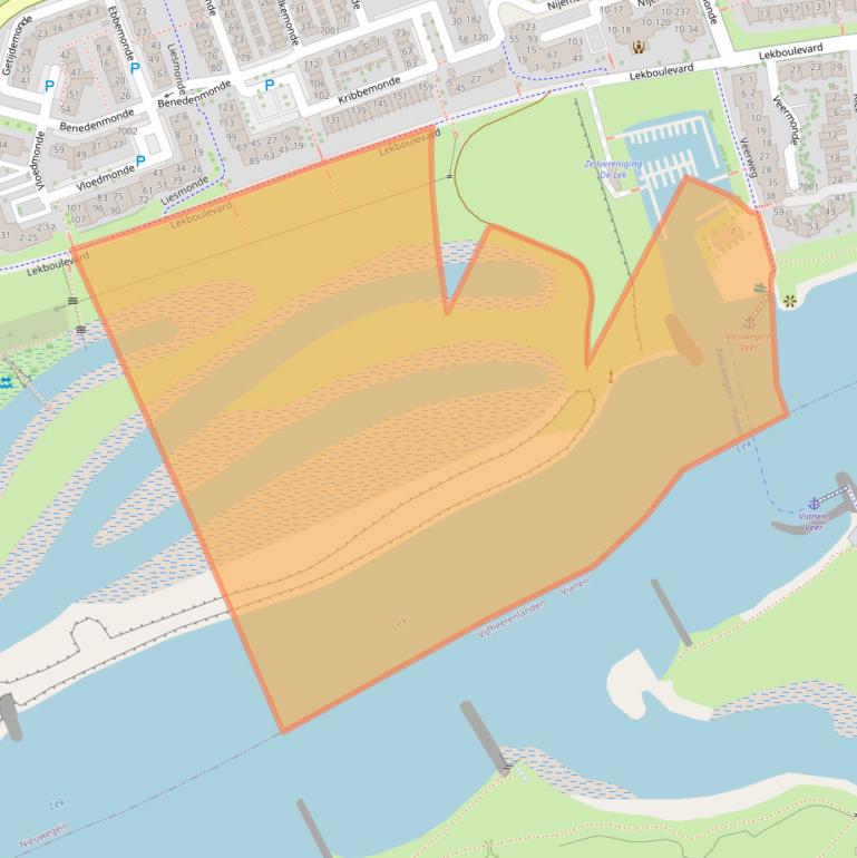 Kaart van postcodegebied 3434GG.