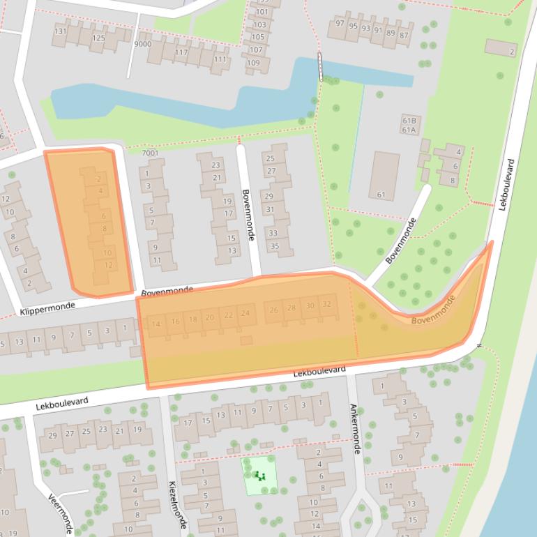 Kaart van postcodegebied 3434GV.