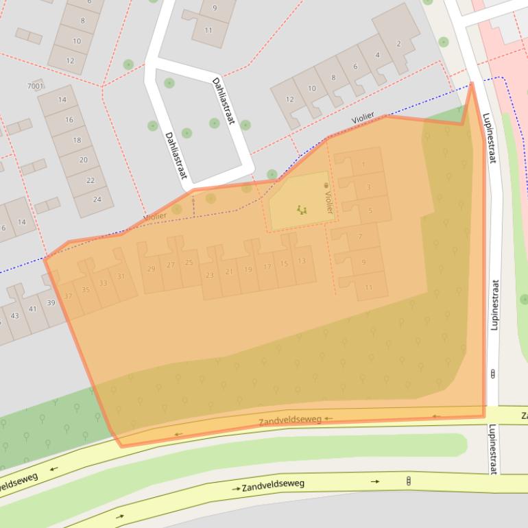 Kaart van postcodegebied 3434HE.