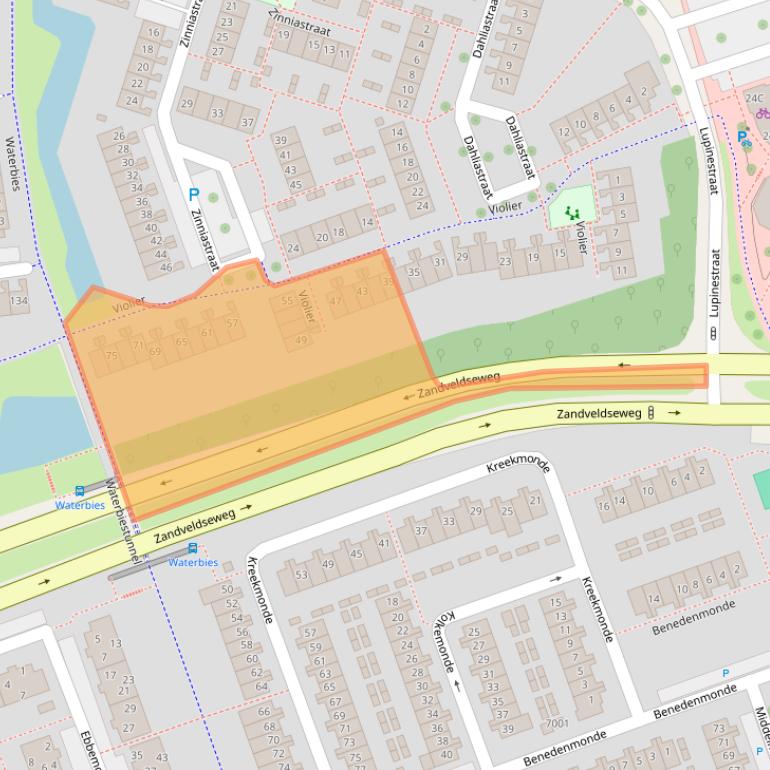 Kaart van postcodegebied 3434HG.
