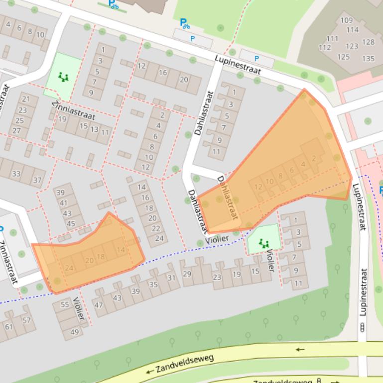 Kaart van postcodegebied 3434HJ.