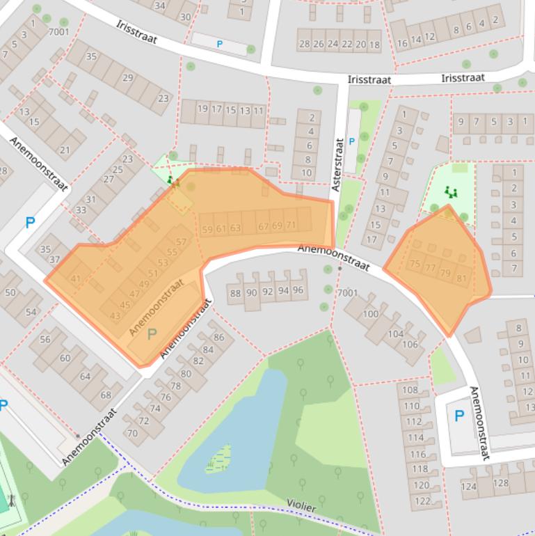 Kaart van postcodegebied 3434JB.