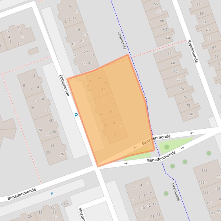 Kaart van postcodegebied 3434KE.