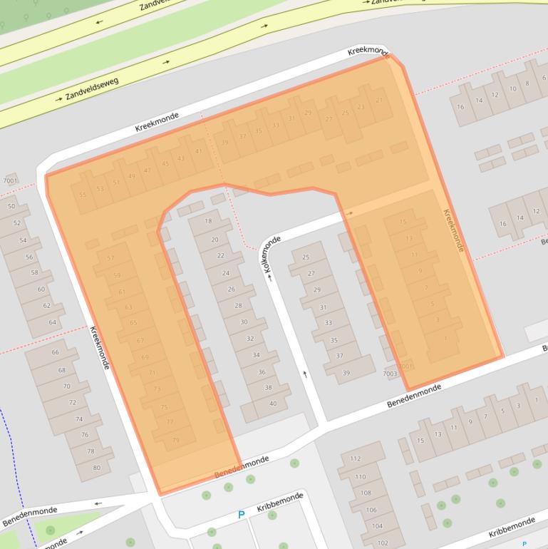 Kaart van postcodegebied 3434KV.