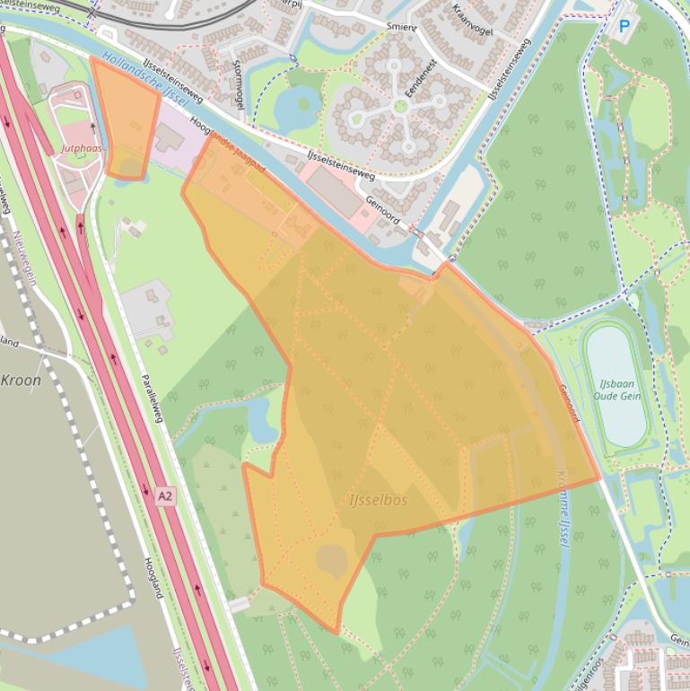Kaart van postcodegebied 3434NV.