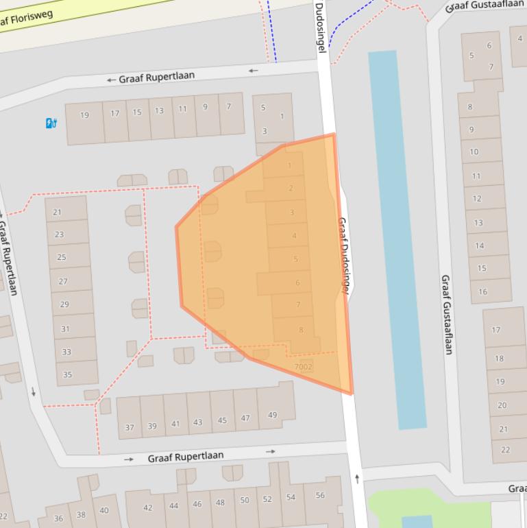 Kaart van postcodegebied 3434RA.