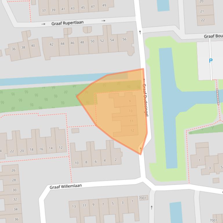 Kaart van postcodegebied 3434RB.