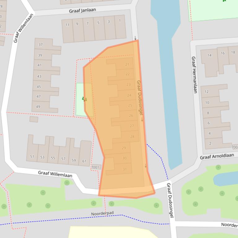 Kaart van postcodegebied 3434RD.