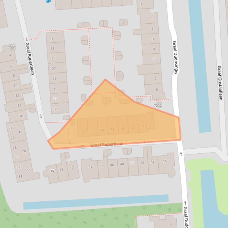 Kaart van postcodegebied 3434RH.