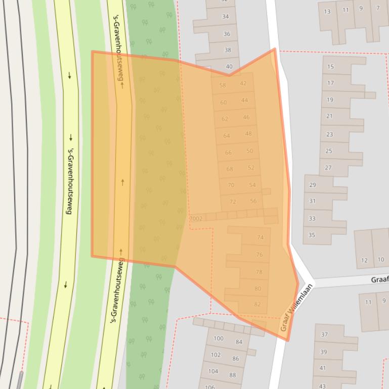 Kaart van postcodegebied 3434RP.