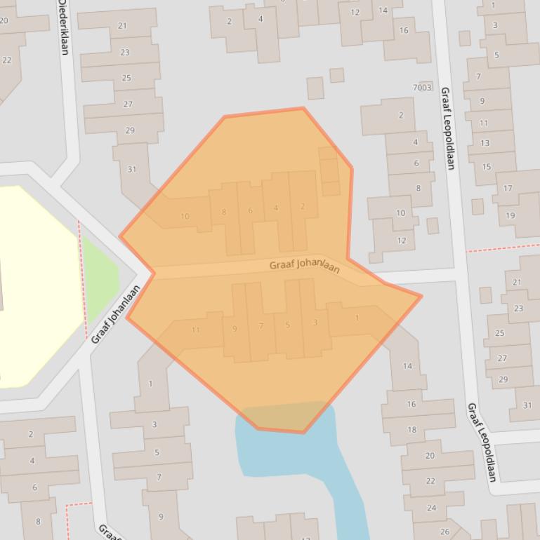 Kaart van postcodegebied 3434SG.