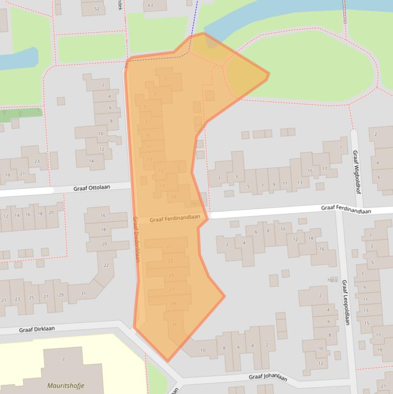 Kaart van postcodegebied 3434SR.