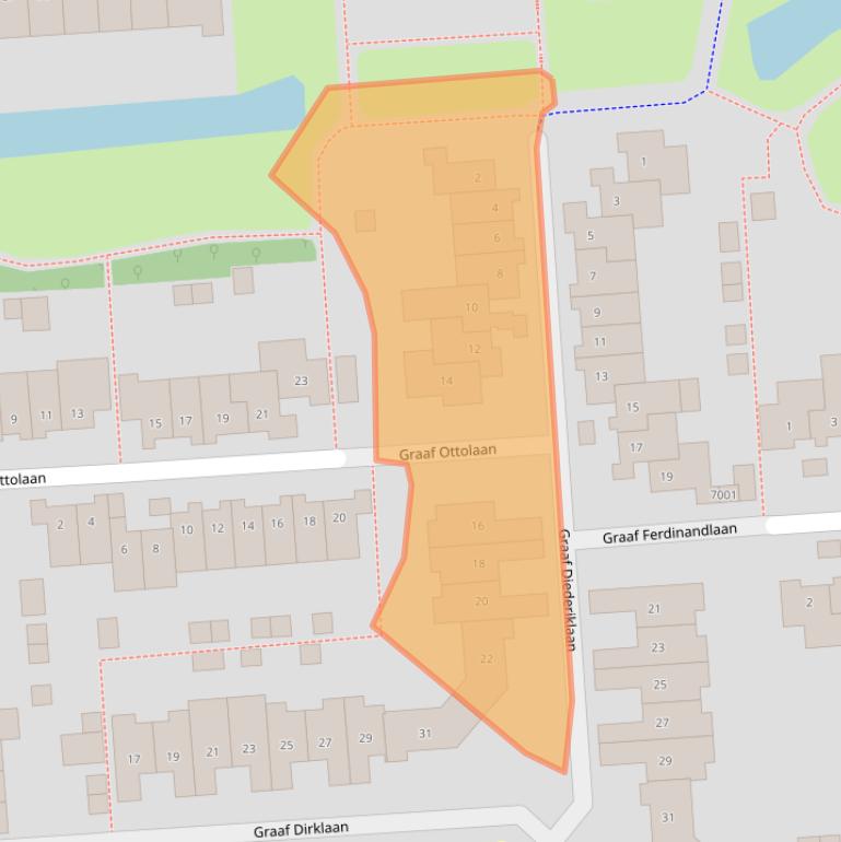 Kaart van postcodegebied 3434ST.