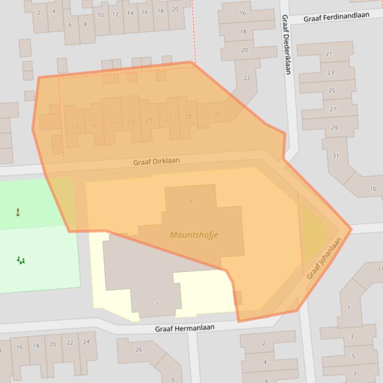 Kaart van postcodegebied 3434SZ.