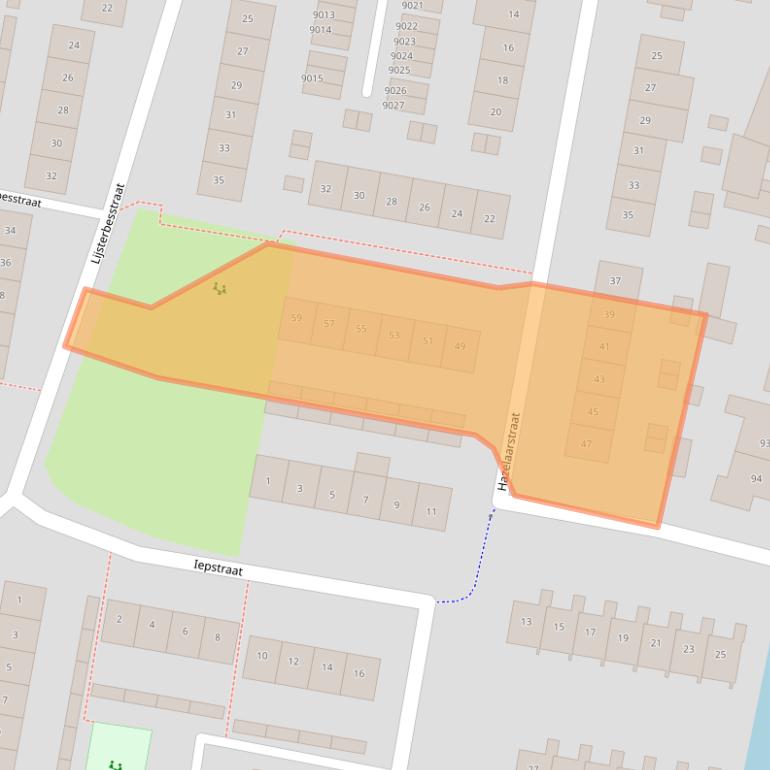 Kaart van postcodegebied 3434TB.