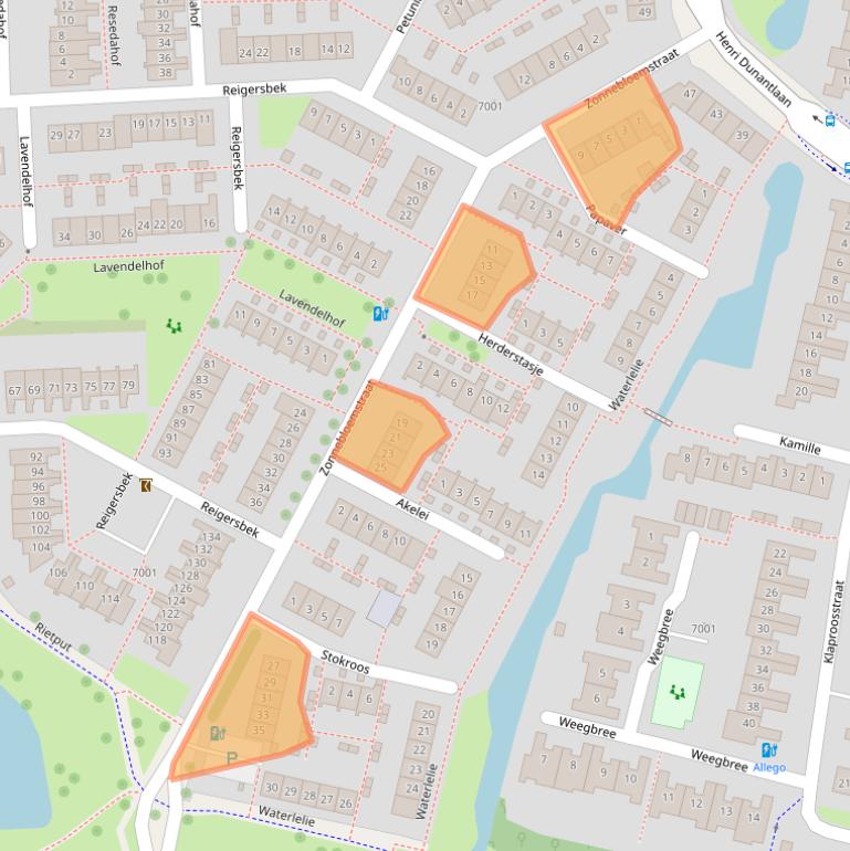 Kaart van postcodegebied 3434VA.