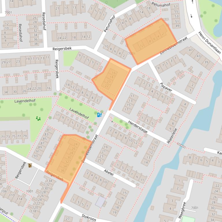 Kaart van postcodegebied 3434VB.