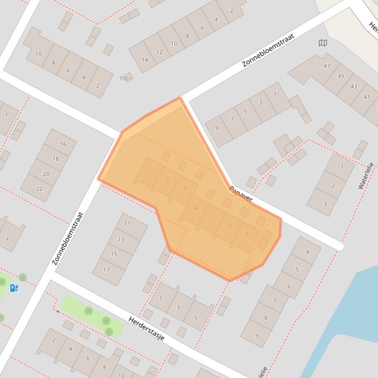 Kaart van postcodegebied 3434VD.