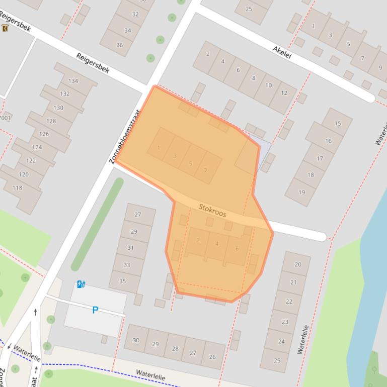 Kaart van postcodegebied 3434VH.