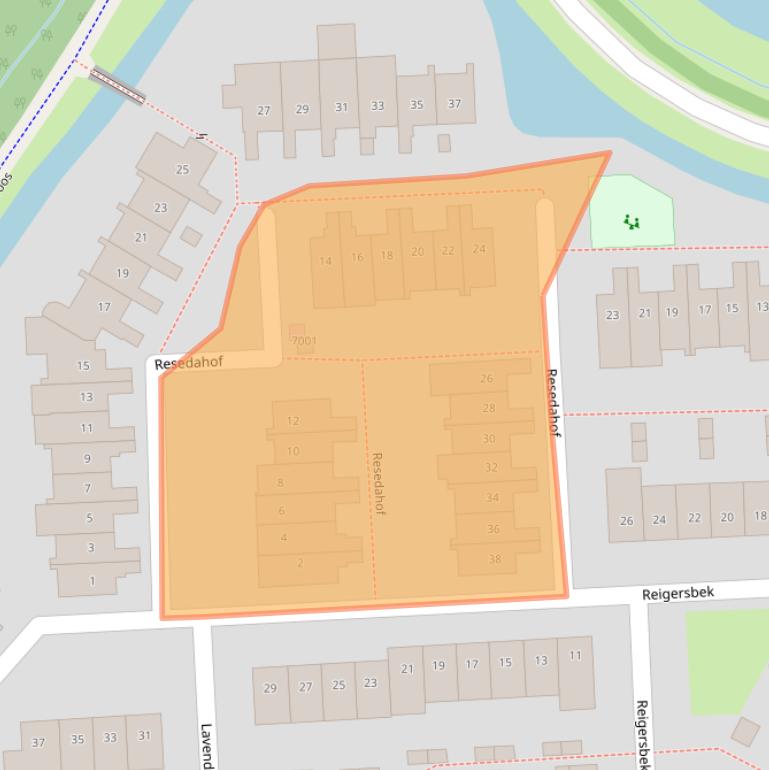 Kaart van postcodegebied 3434XD.