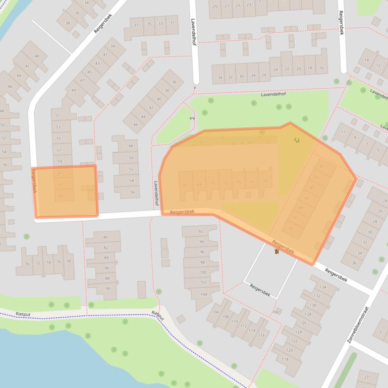 Kaart van postcodegebied 3434XH.