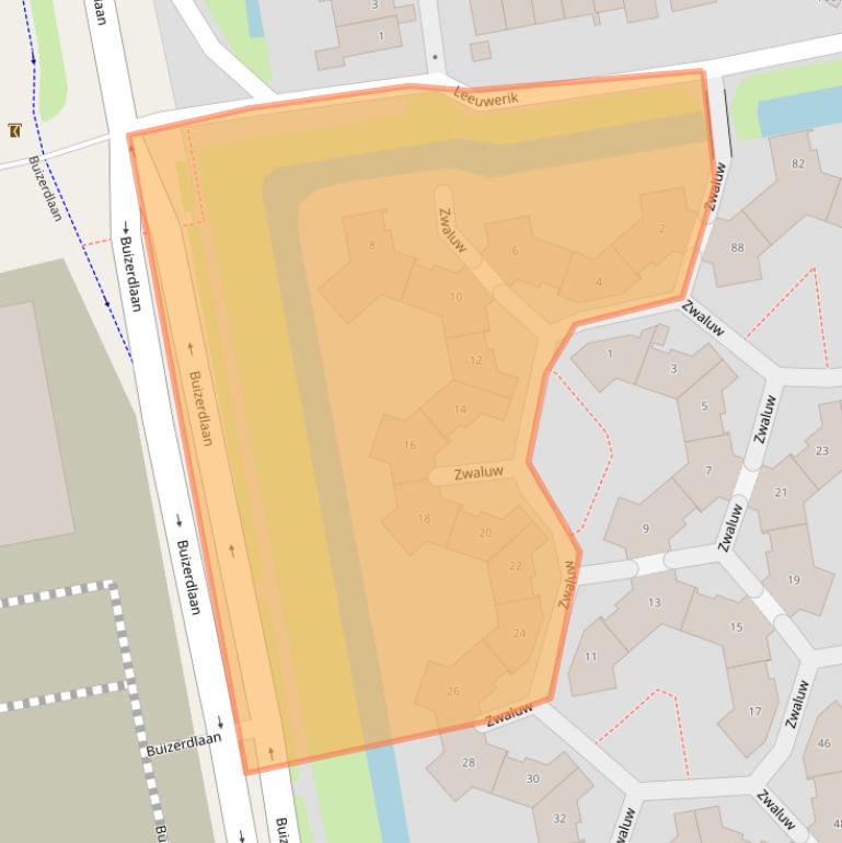 Kaart van postcodegebied 3435AB.