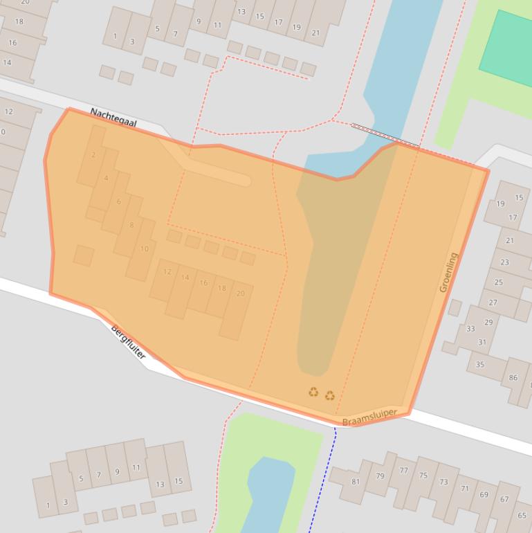 Kaart van postcodegebied 3435AK.