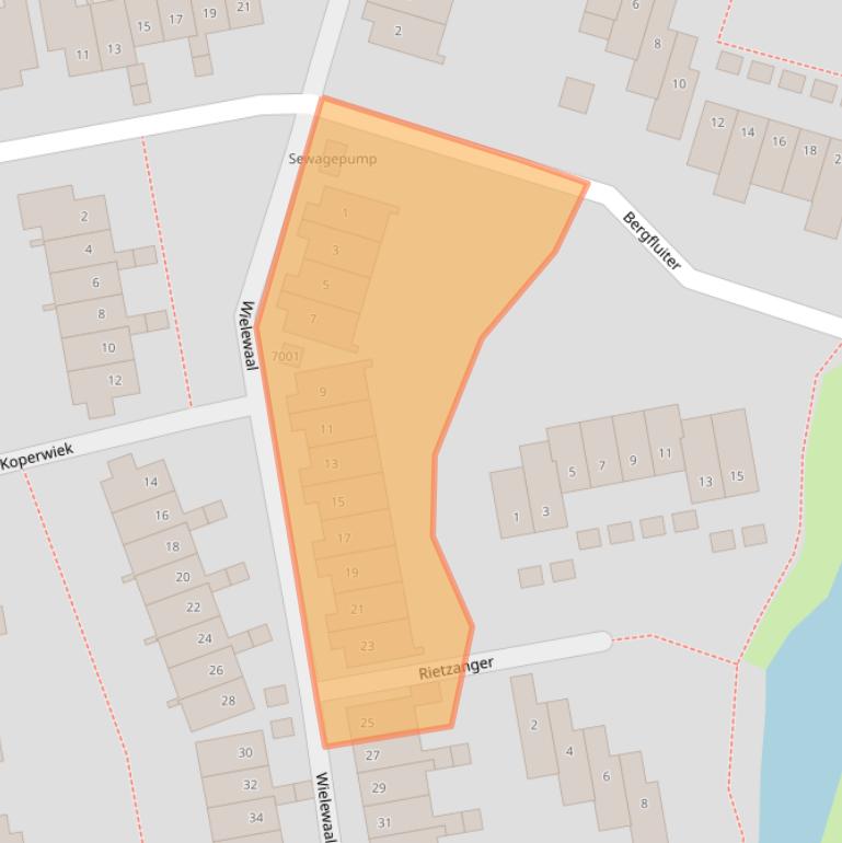 Kaart van postcodegebied 3435AM.