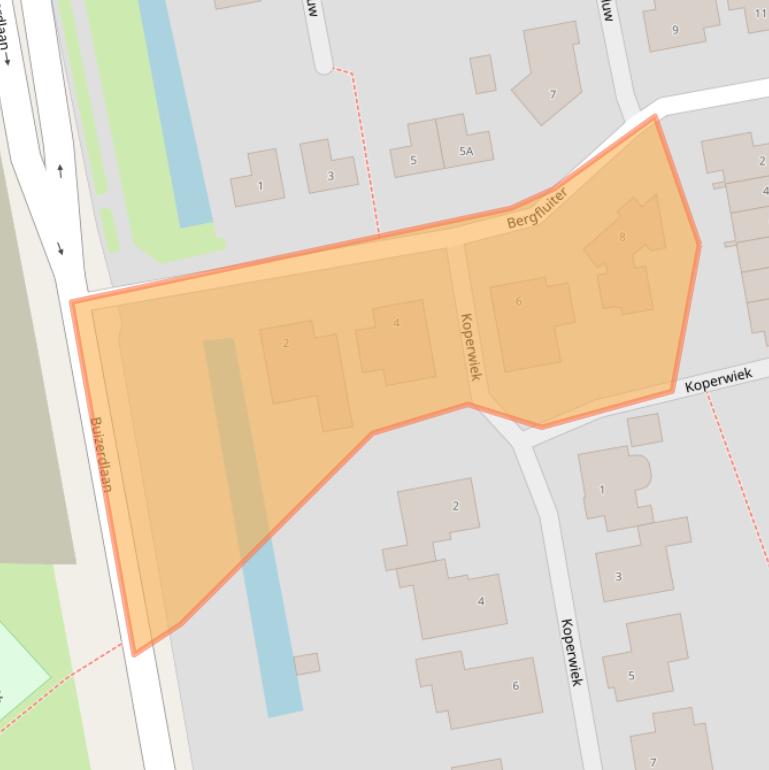 Kaart van postcodegebied 3435AV.