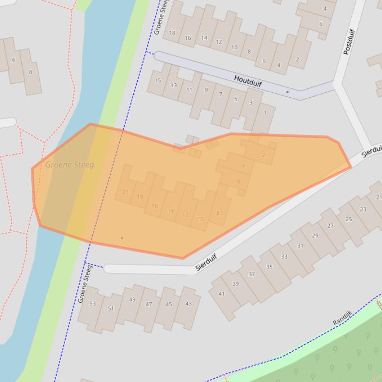 Kaart van postcodegebied 3435BK.
