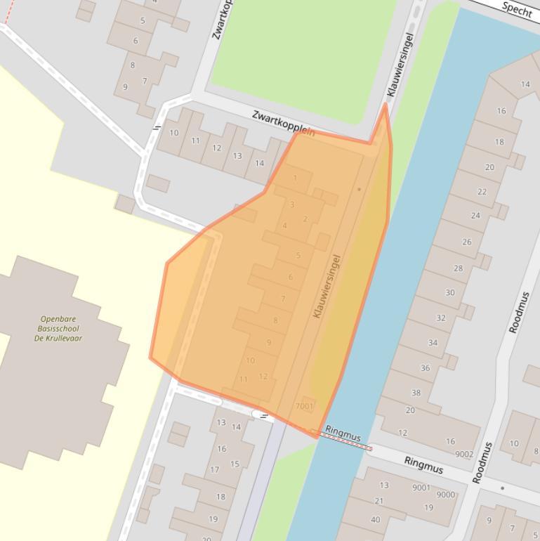 Kaart van postcodegebied 3435BR.