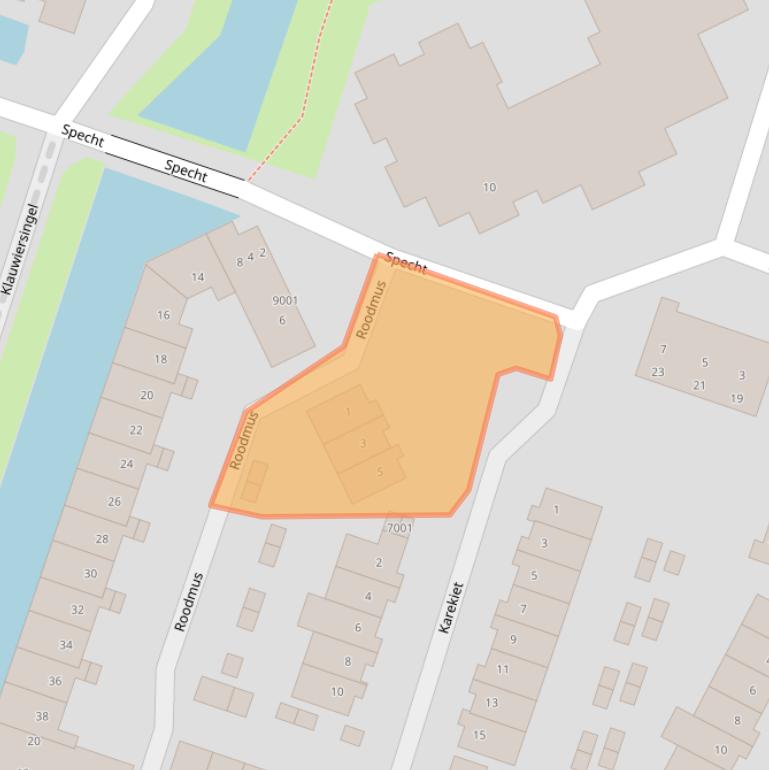 Kaart van postcodegebied 3435CG.