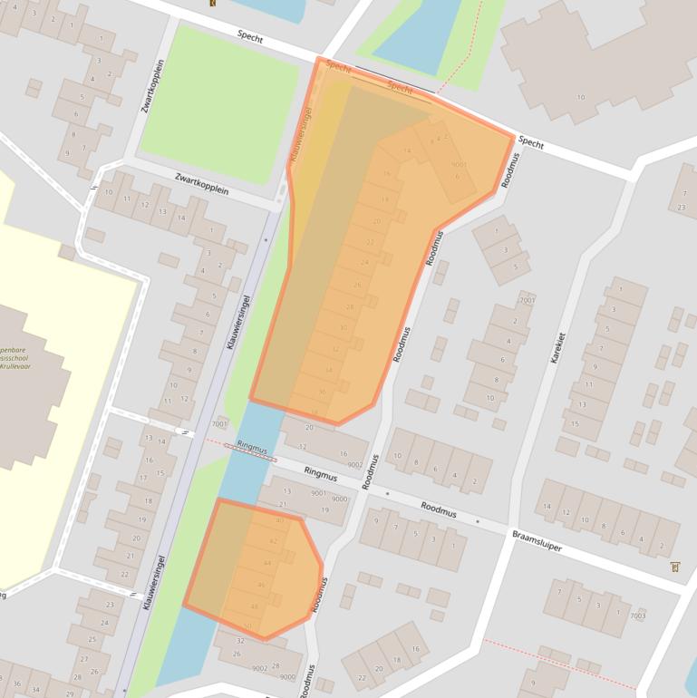 Kaart van postcodegebied 3435CH.