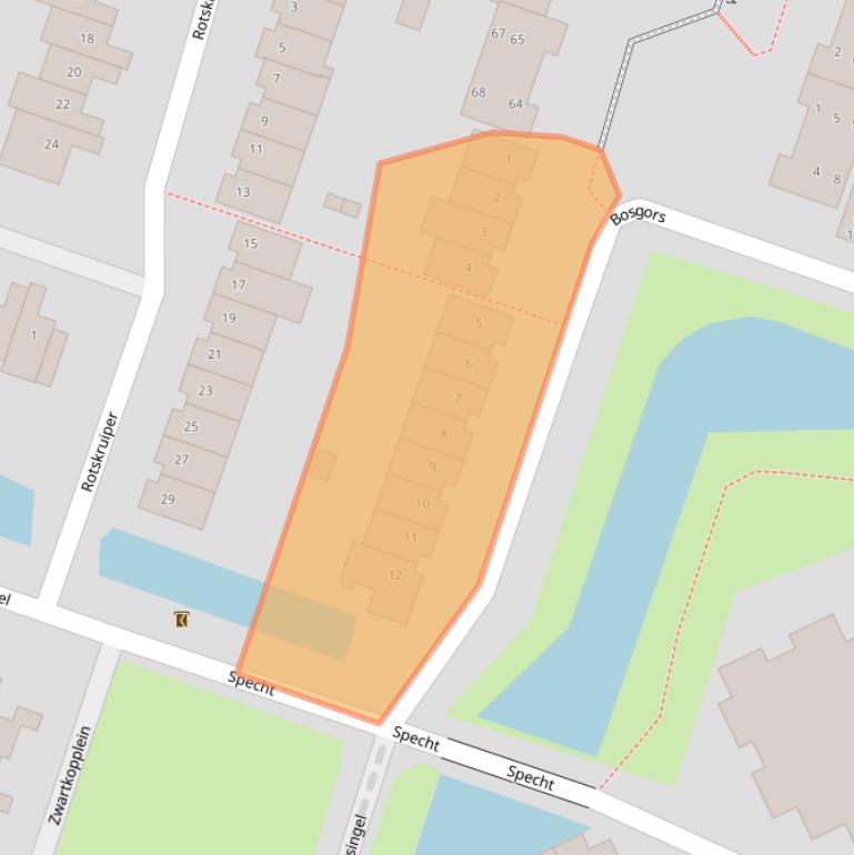 Kaart van postcodegebied 3435CN.