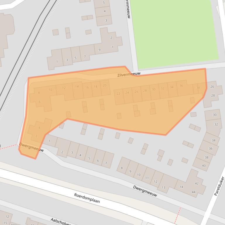 Kaart van postcodegebied 3435EH.