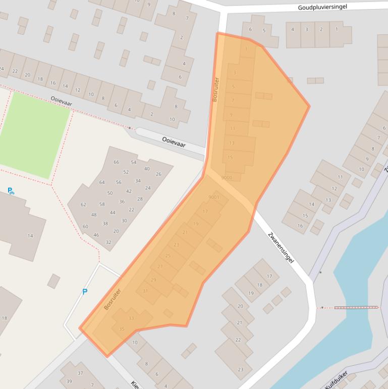 Kaart van postcodegebied 3435EK.