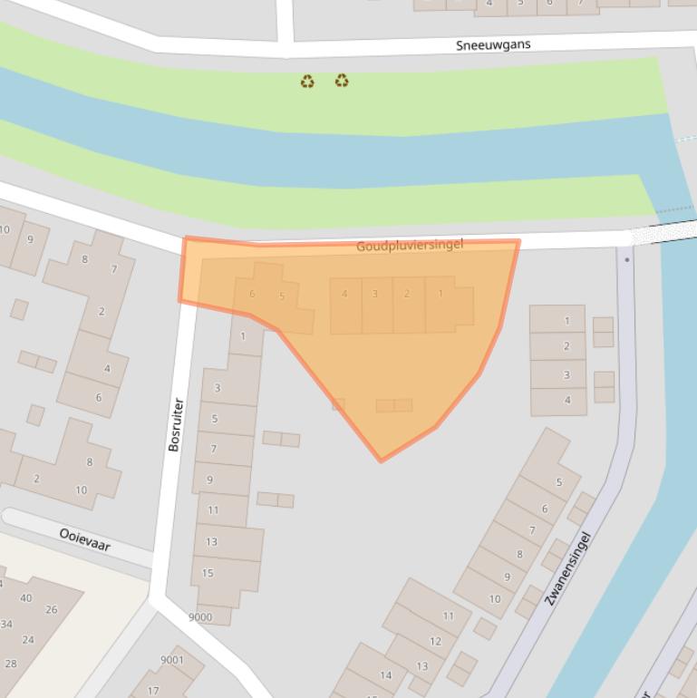 Kaart van postcodegebied 3435ET.