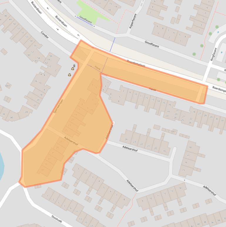 Kaart van postcodegebied 3435GD.