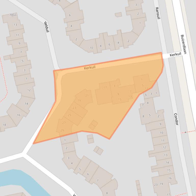 Kaart van postcodegebied 3435GK.