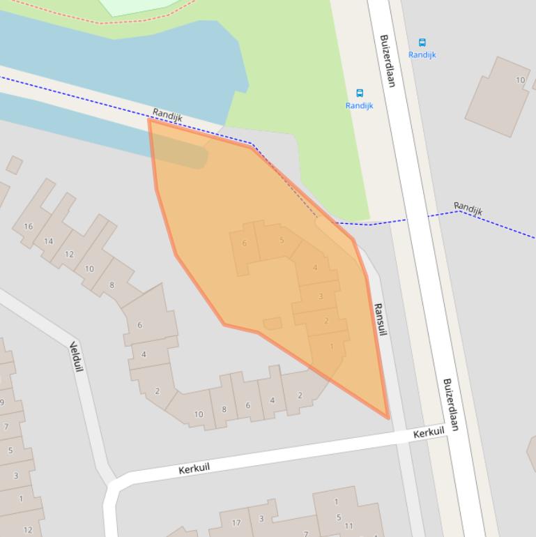 Kaart van postcodegebied 3435GM.