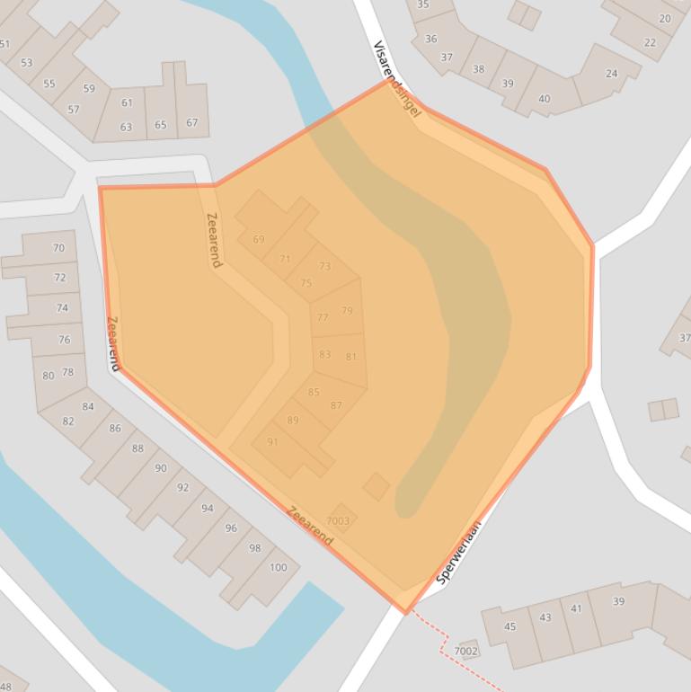 Kaart van postcodegebied 3435HC.