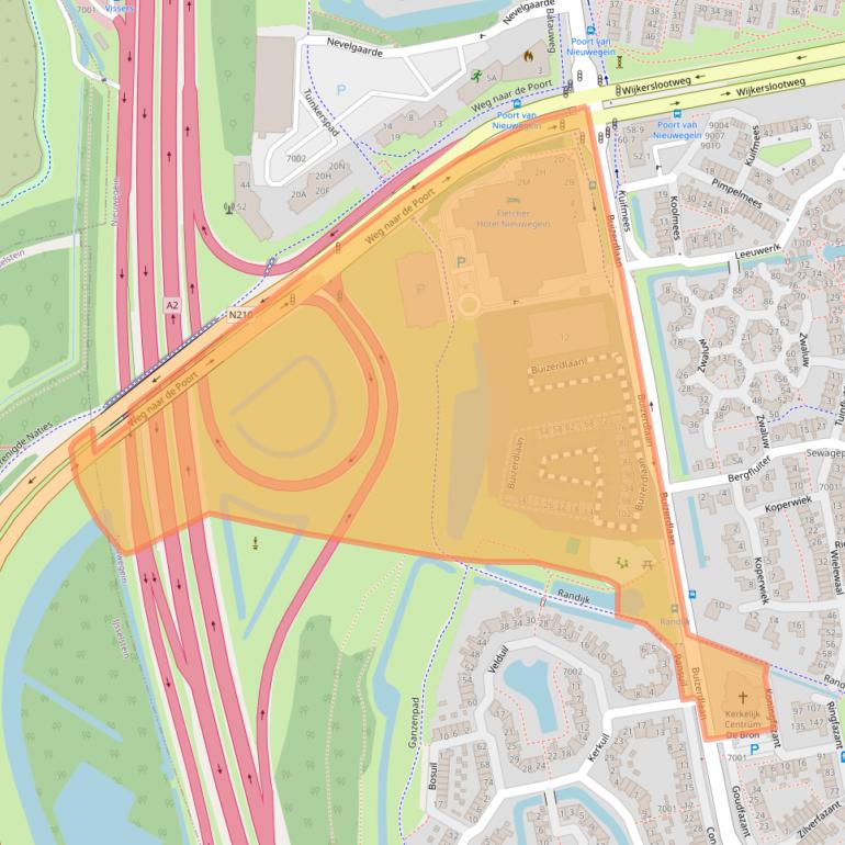Kaart van postcodegebied 3435SB.