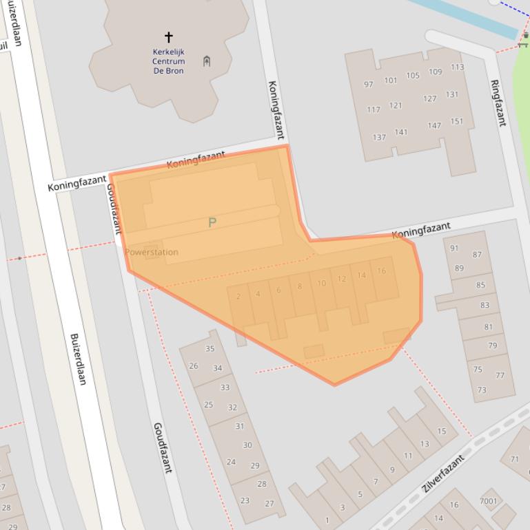 Kaart van postcodegebied 3435SC.